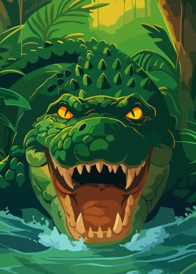 Green Crocodile