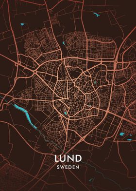 Lund City Map