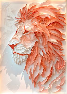 lion painting