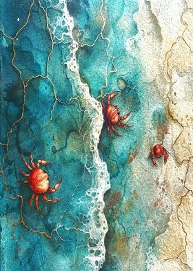 little red crabs