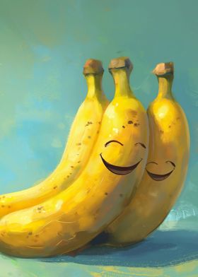 Funny Bananas Food art