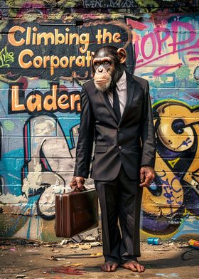 Corporate Climbing Monkey