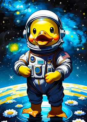 Rubber Duck Astronaut