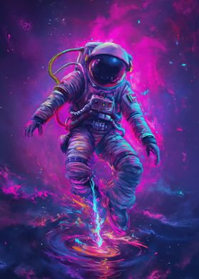 Astronaut Black Hole