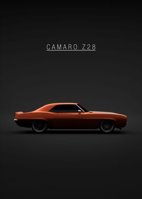 Camaro Z28 302 1969 Orange