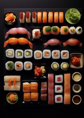 Artful Sushi Assortment