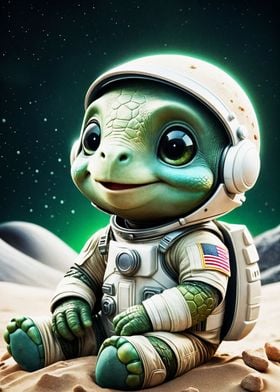 Turtle in space