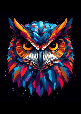 Owl Face WPAP