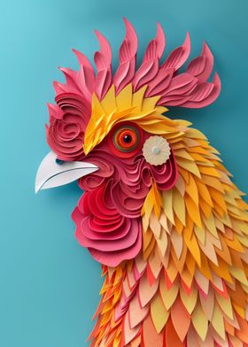 Chicken Paper Craft