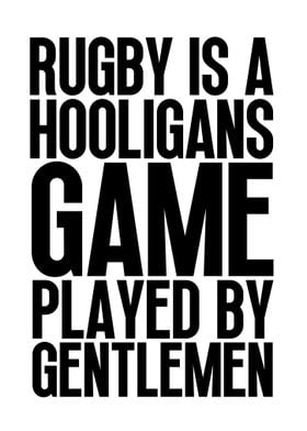 Rugby Quote Art