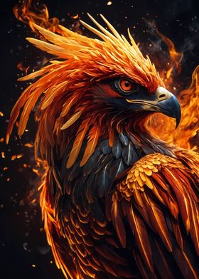 Mystical Phoenix Bird