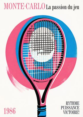 Monte Carlo Tennis Poster