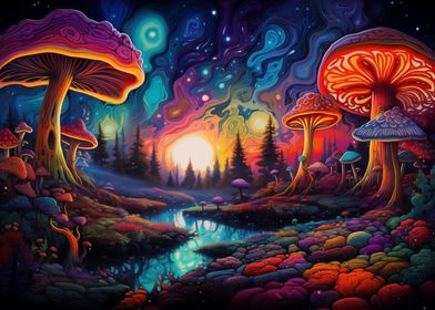 Cosmic Magic Mushroom