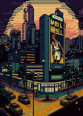 Kobe City Pixel Art