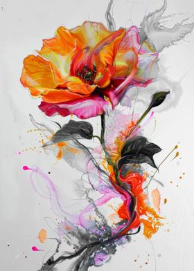 Beautiful floral artwork