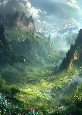 Forest Mountains Landscape