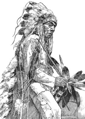 Old Cheyenne Indian