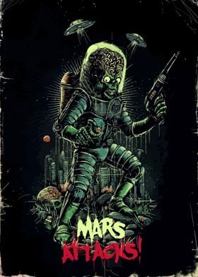 mars attack guns space