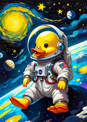 Rubber Duck Astronaut 2