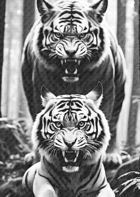 tiger father and son