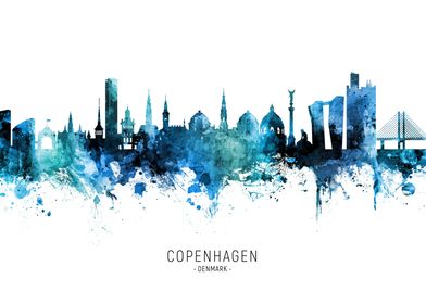 Copenhagen Skyline Denmark