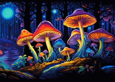 Fantasy Mushroom Forest