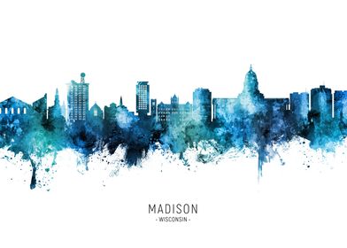 Madison Skyline Wisconsin