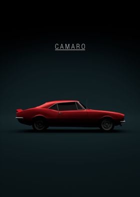 1967  Camaro Red