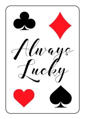 Always Lucky Poker cards