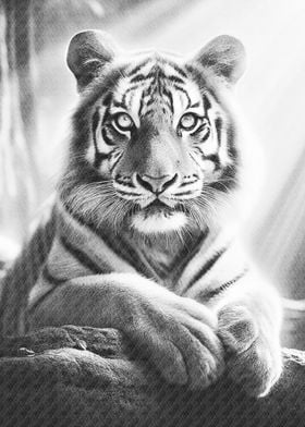 Dashing tiger