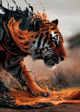 tiger liquids art poster