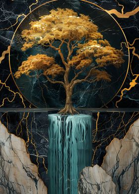 Golden Tree of Harmony Art