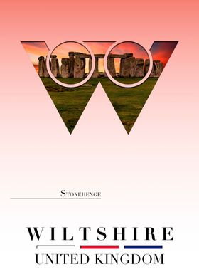 Stonehenge UK Letter W