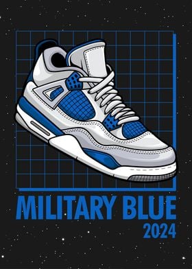 Military Blue Shoes