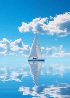 Sailboat on the beach