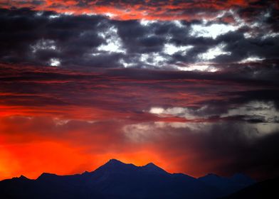 Mountain Alps Sunrise