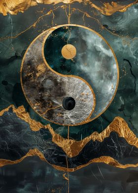 Yin Yang Kintsugi Harmony