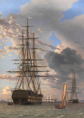 Seascapes with ships