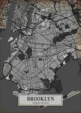 Brooklyn United States Map