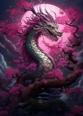 Japanese Sakura Dragon