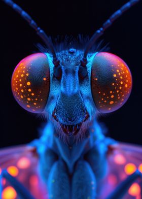 Insects in neon