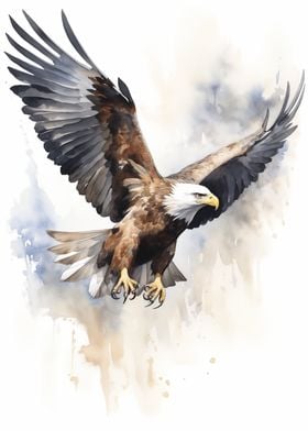 Eagle Watercolor