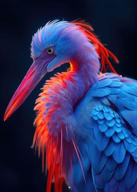 Birds in Neon