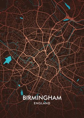 Birmingham City Map