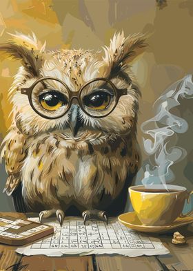 Owl And Coffee