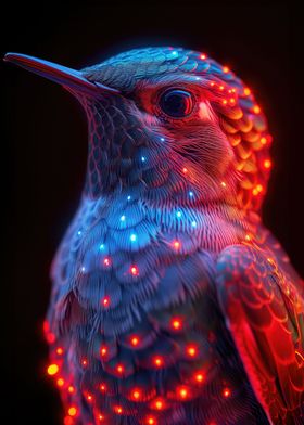 Birds in Neon