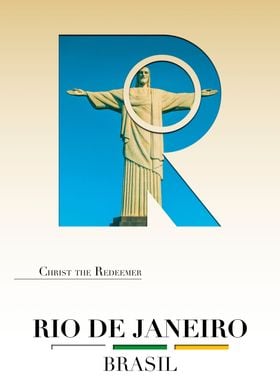 Christ of Rio Letter R