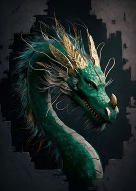 Green Epic Dragon