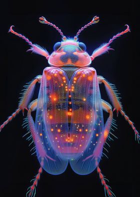 Insects in neon