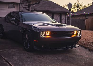 Black Dodge Challenger